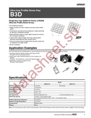 B3D-4112 datasheet  